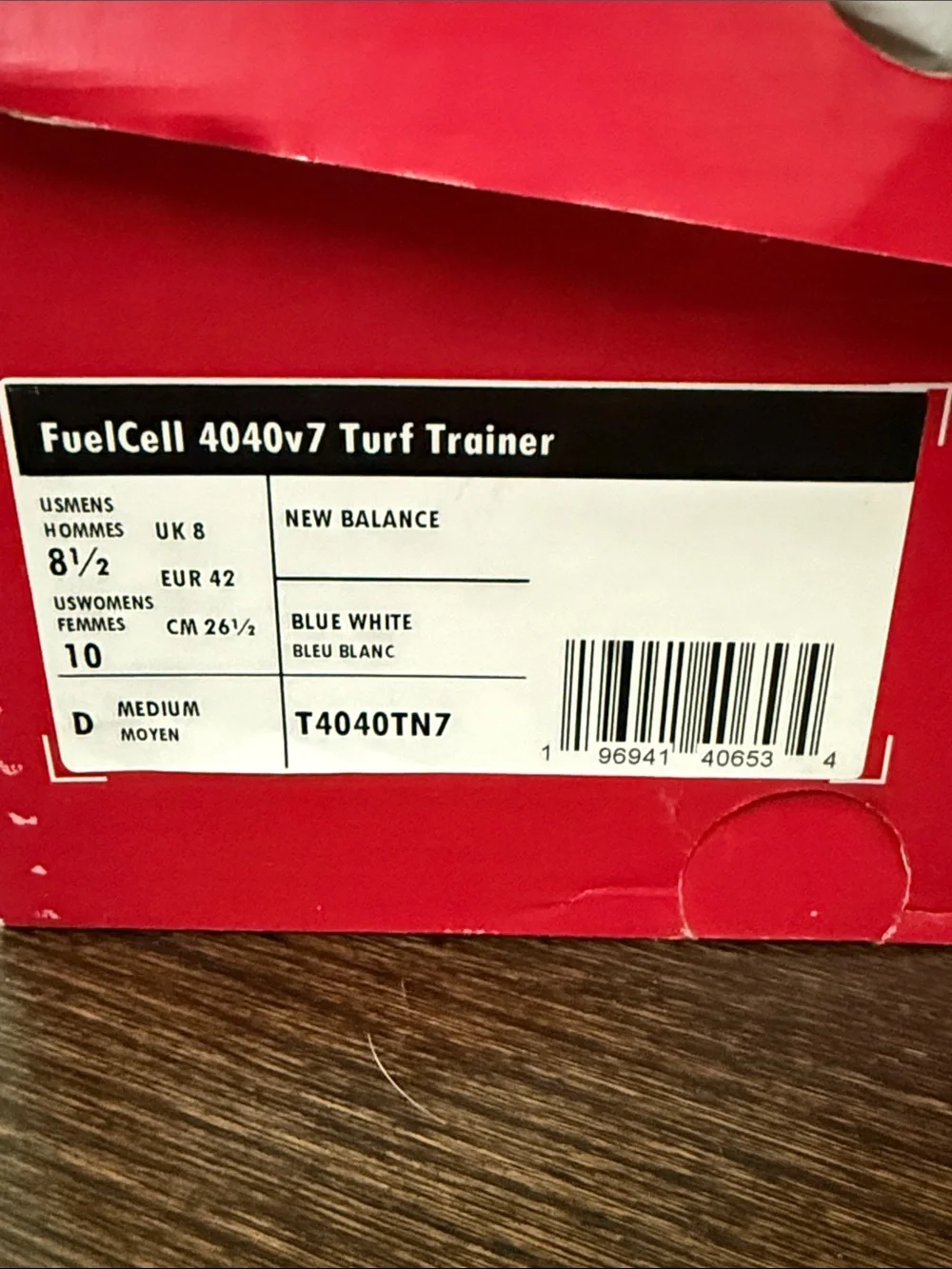 New Balance FuelCell 4040v7 Turf Trainer